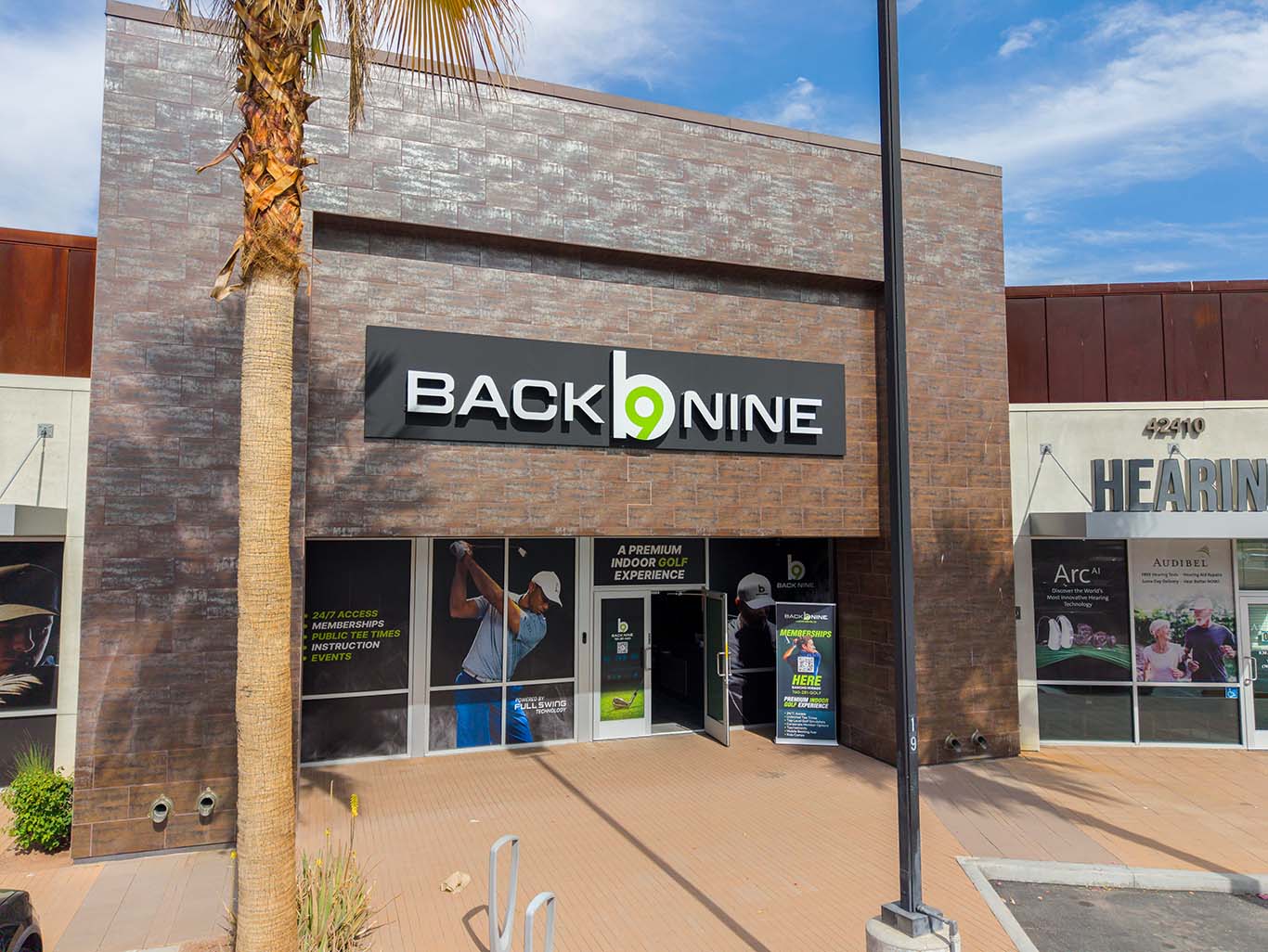 Commercial retail building exterior served by Statewide Plumbing
