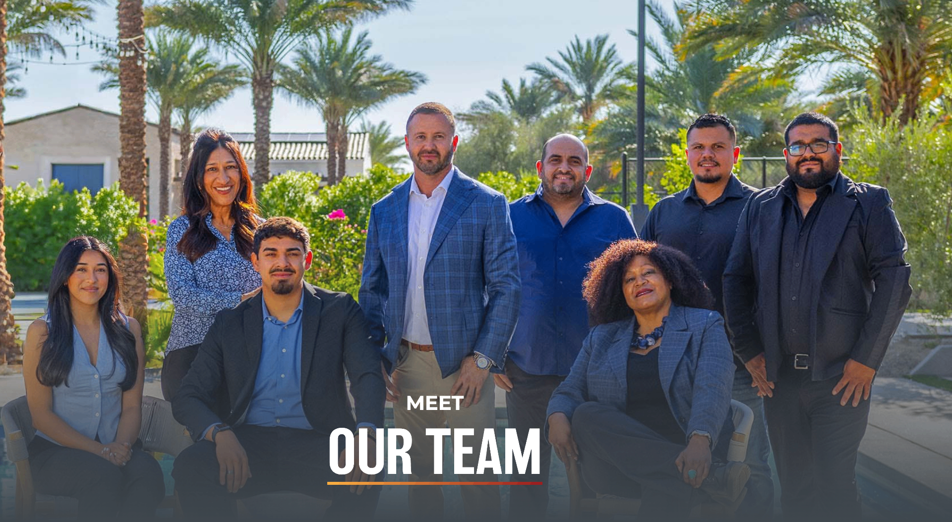 The Statewide Plumbing team photographed together outdoors